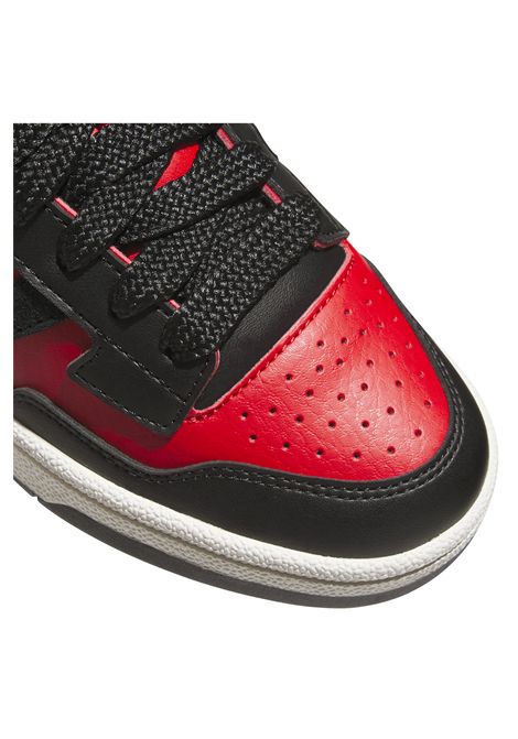 Adidas Rapid Court Shoes Black Red Junior ADIDAS CORE | Sneakers | JR1020-